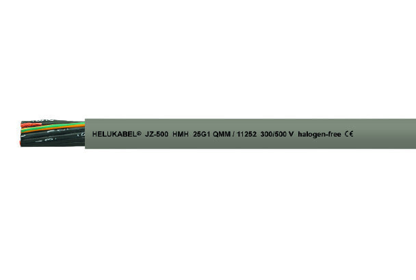 Helukabel JZ-500 - Low voltage cable - Grey - Polyvinyl chloride (PVC) - Polyvinyl chloride (PVC) - Cooper - 7G2,5