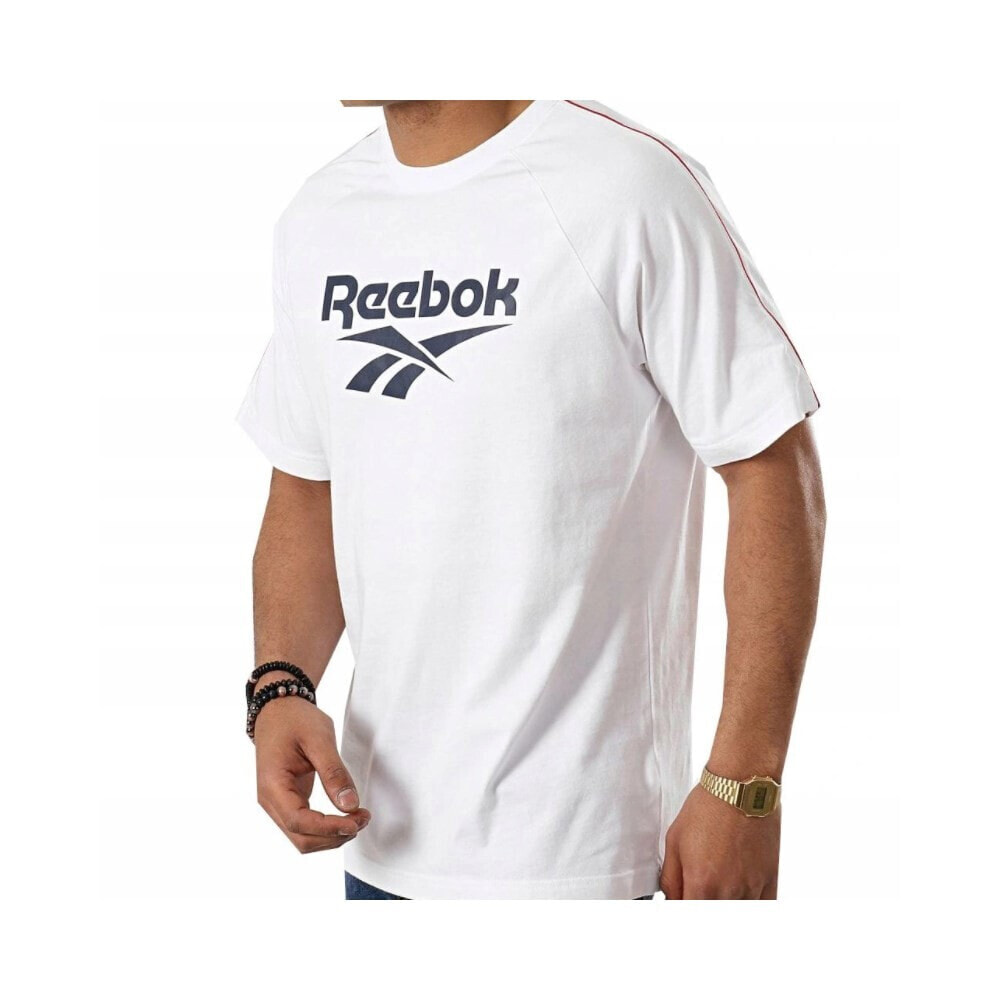 Мужская спортивная футболка белая с логотипом Reebok CL V P Tee