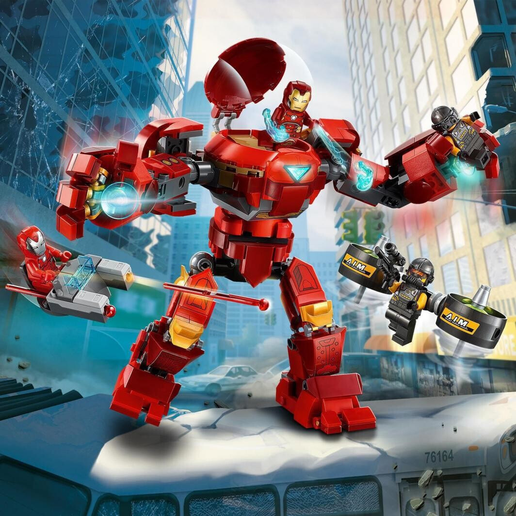 Конструктор LEGO LEGO Marvel Hulkbuster Iron Mana kontra agenci A.I.M.  (76164) — купить недорого с доставкой, 11174863