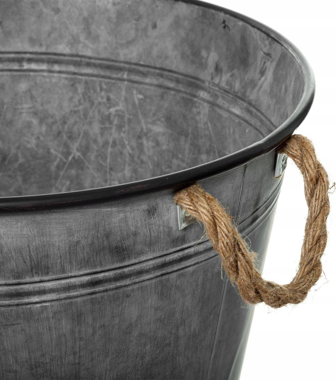 Atmosphera Osłonka zinc, wiaderko vintage, Ø 38 cm