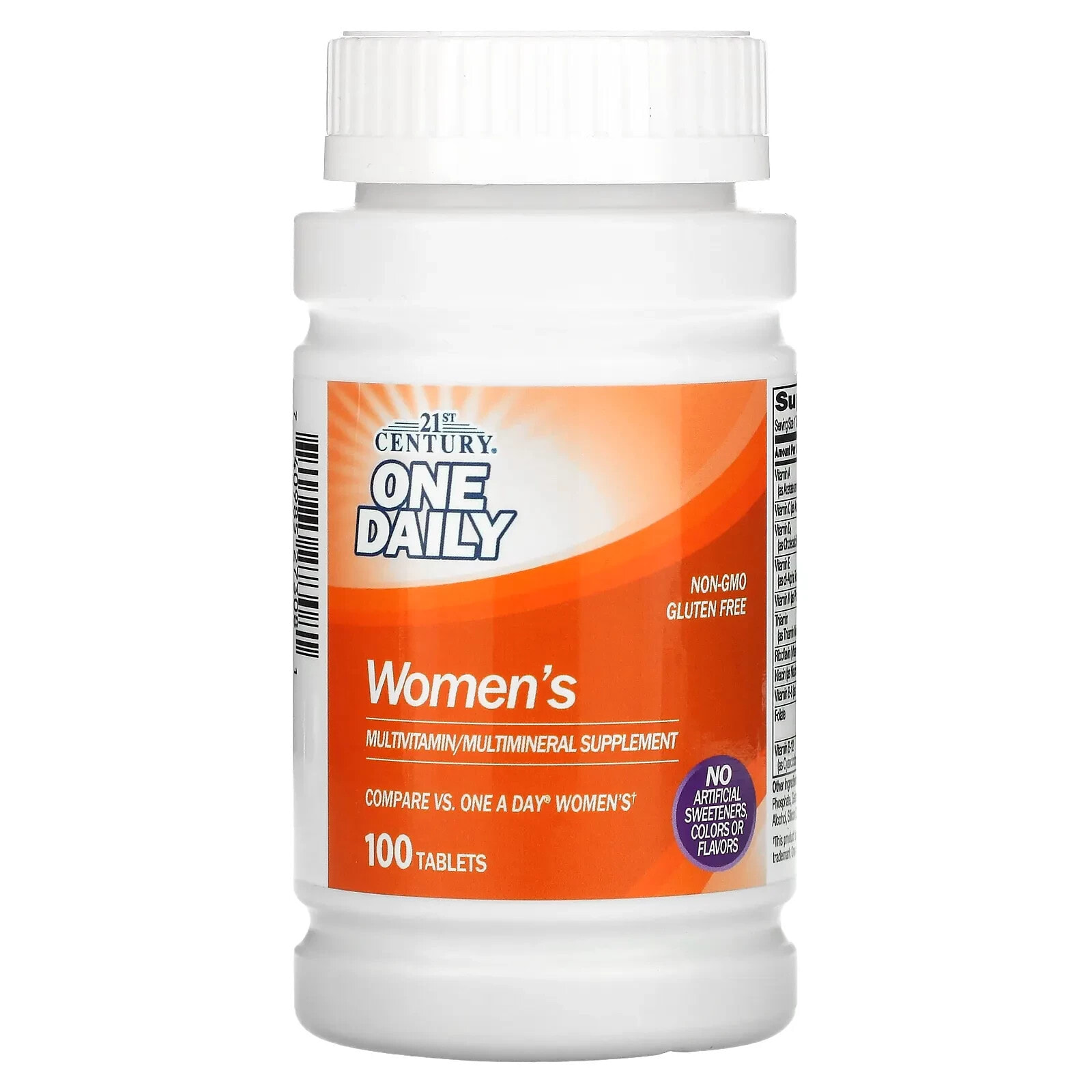 Таблетки 21st century. One Daily women`s (100 таб). 21st Century, one Daily. Витамины one Daily women's. One Daily витамины для женщин.