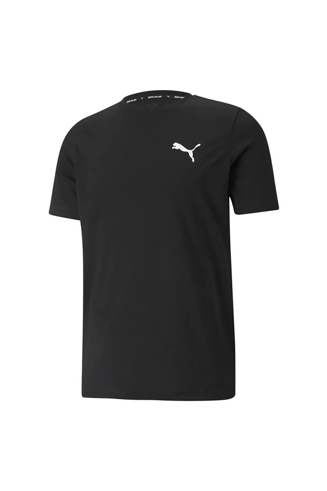 Active Small Logo Erkek Siyah Günlük T-shirt