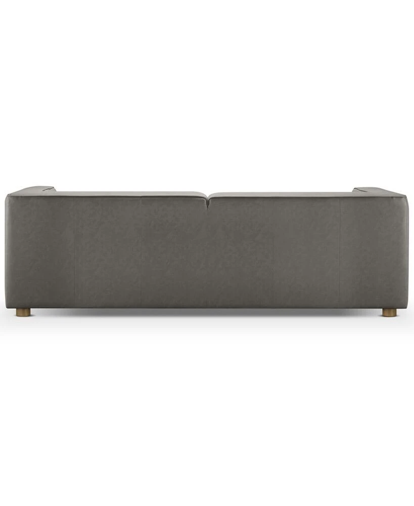 Abbyson Living matteo 94.5" Nubuck Leather Sofa