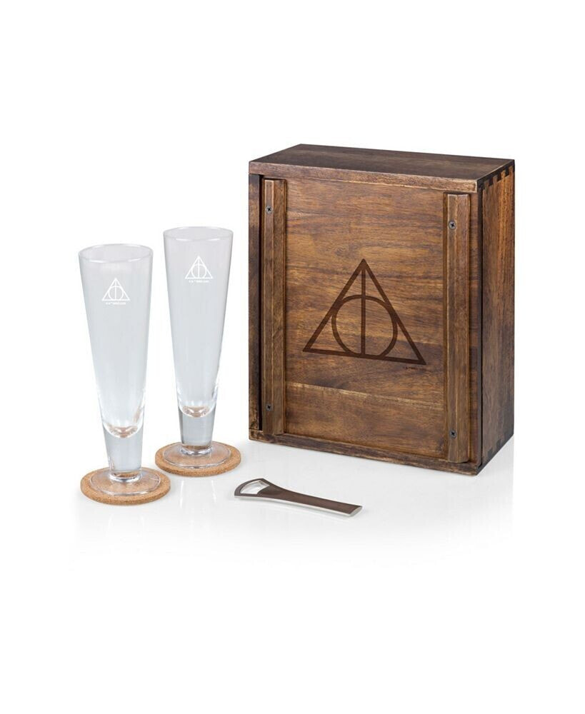 Legacy harry Potter Deathly Hallows Beverage Glass Gift Set, 6 Pieces