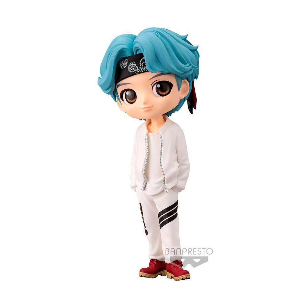 BT21 BTS Tiny Tan Suga Mic Drop Qposket Figure