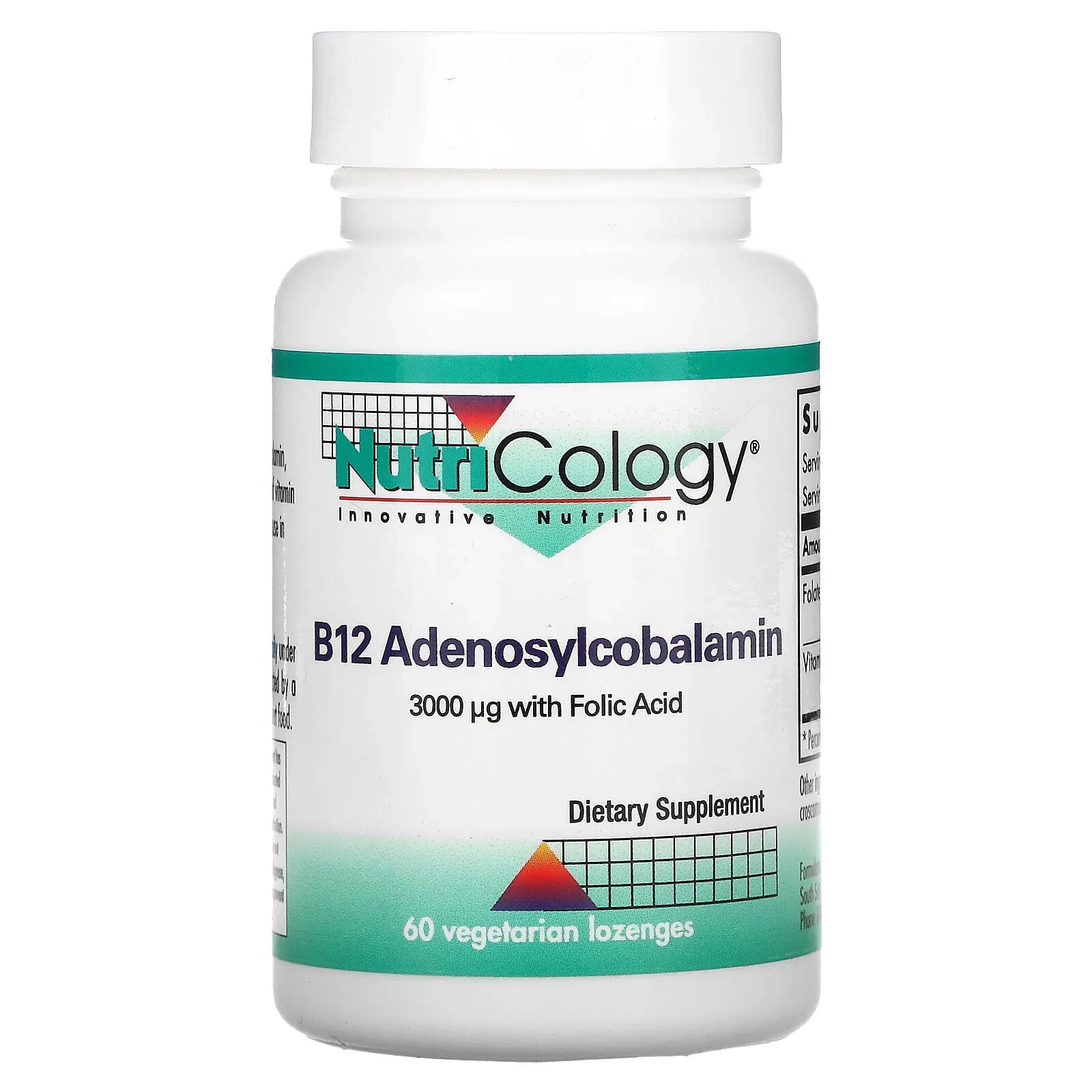 B12 Adenosylcobalamin, 60 Vegetarian Lozenges