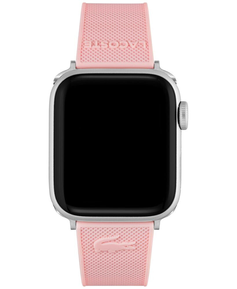 Lacoste petit Pique Pink Silicone Strap for Apple Watch® 38mm/40mm