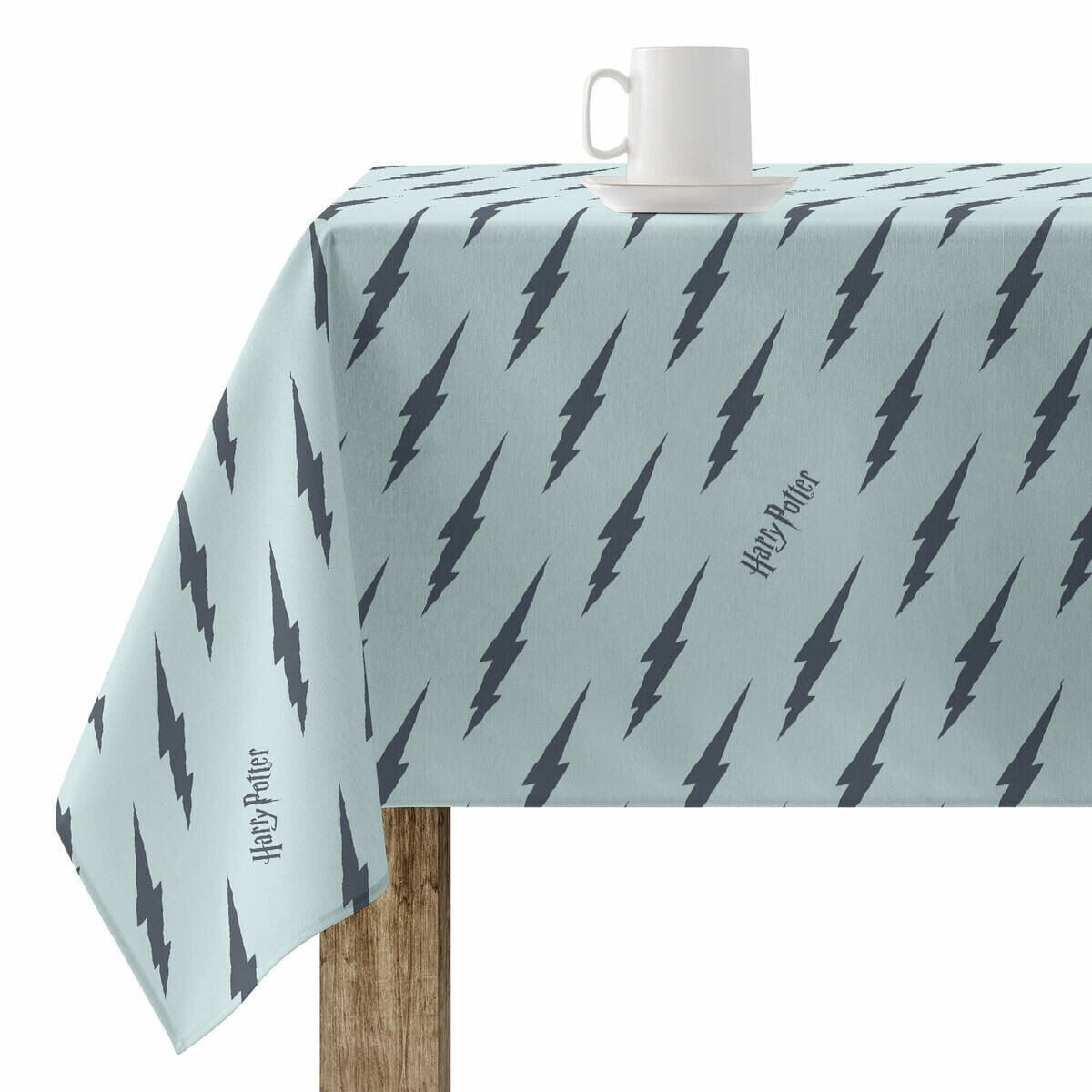 Stain-proof resined tablecloth Harry Potter Thunder 300 x 140 cm