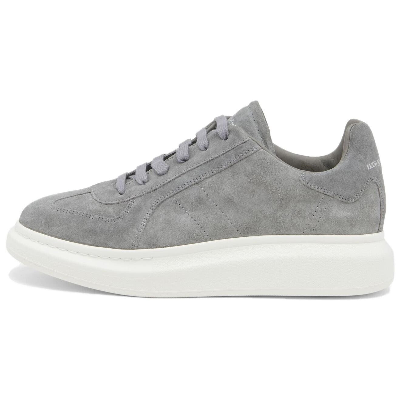 Alexander McQueen Casual Shoes Men Low-Top Gray