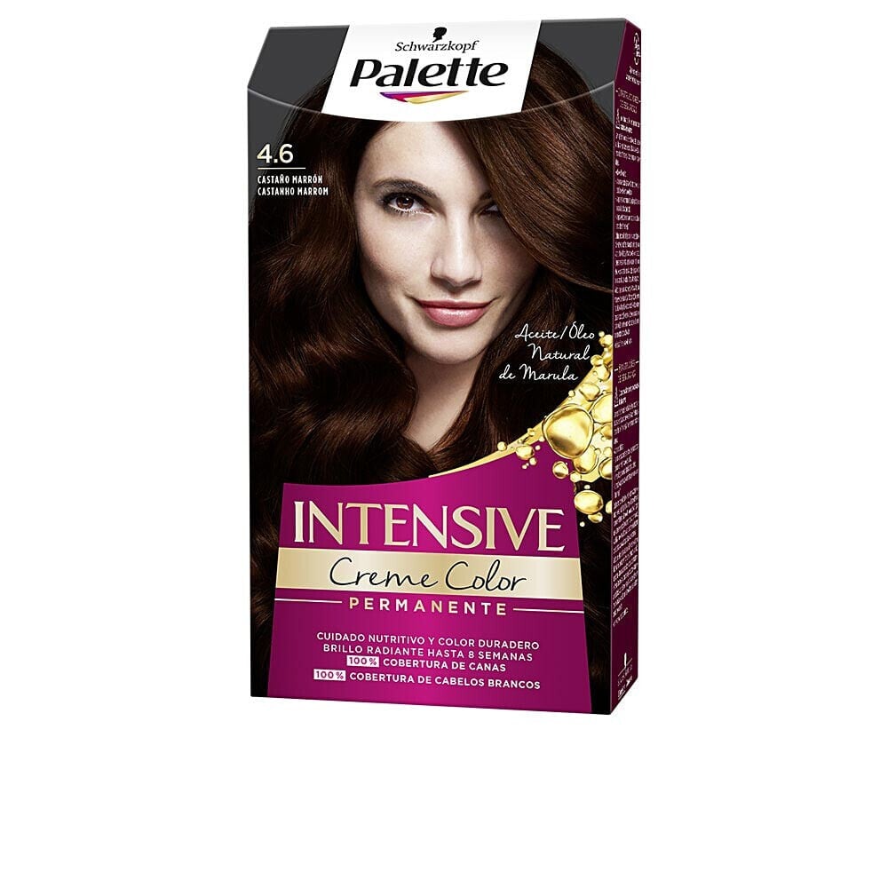 Schwarzkopf Palette Intensive Cream Color No. 4.6 Brown Chestnut Перманентная крем-краска для волос, оттенок каштаново-коричневый