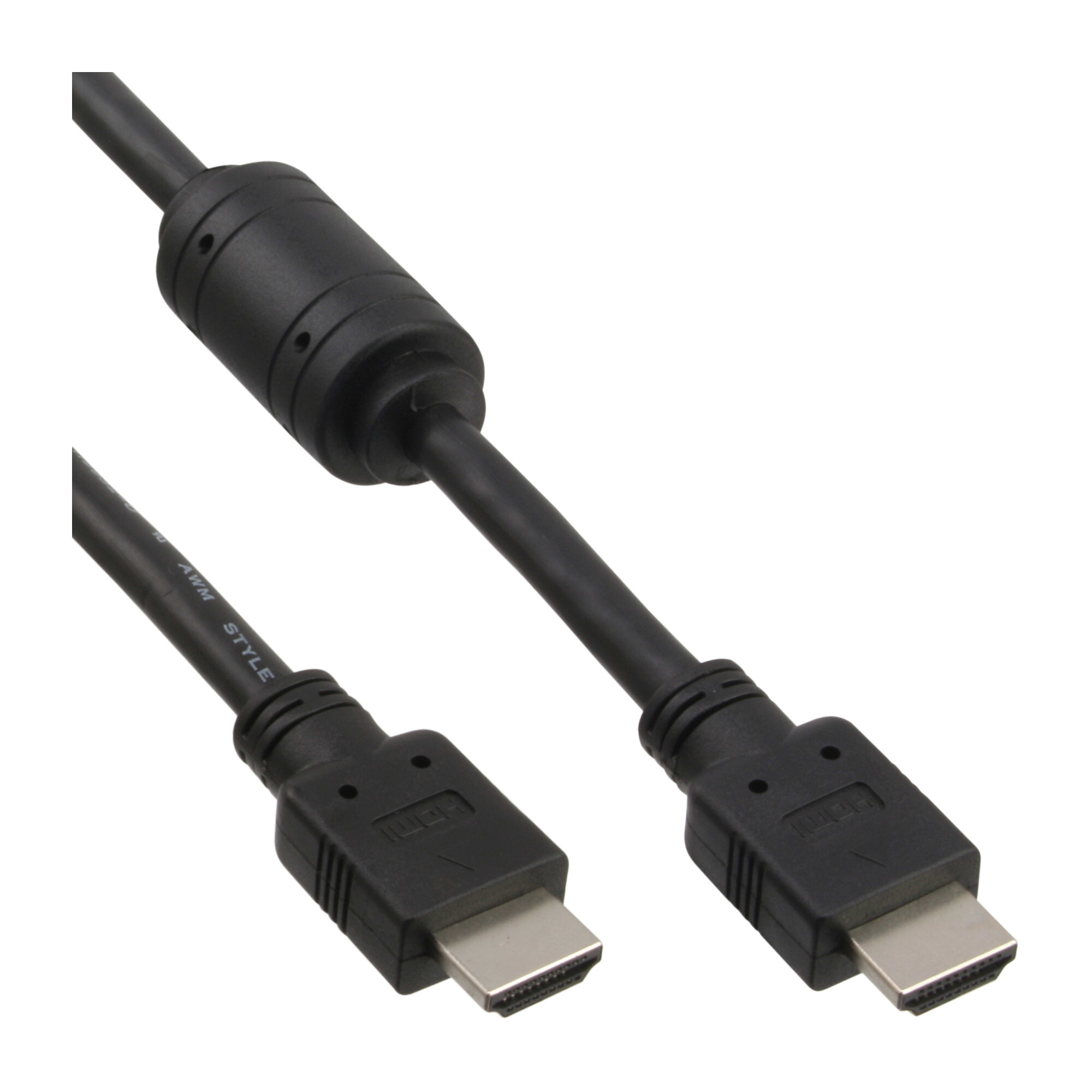 InLine 1m HDMI-HDMI HDMI кабель HDMI Тип A (Стандарт) Черный 17621