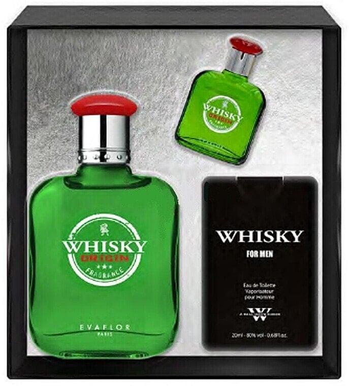 Evaflor Whisky Origin - Duftset (Eau de Toilette 100ml + Eau de Toilette 20ml + Eau de Toilette 7.5ml)