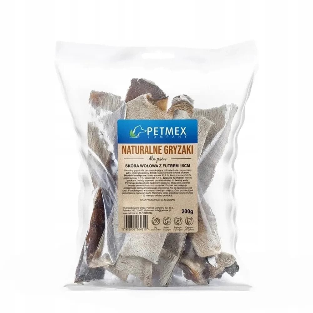 PETMEX Beefhide With Fur dog treat 200g