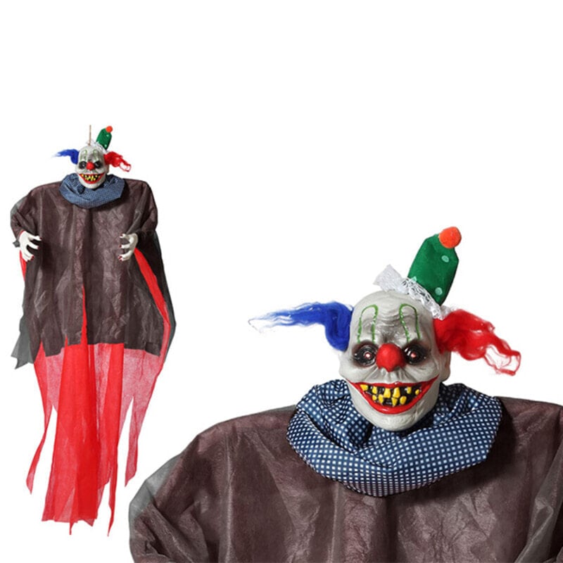 Hanging Clown Halloween (175 x 148 x 18 cm) Multicolour 175 x 148 x 18 cm