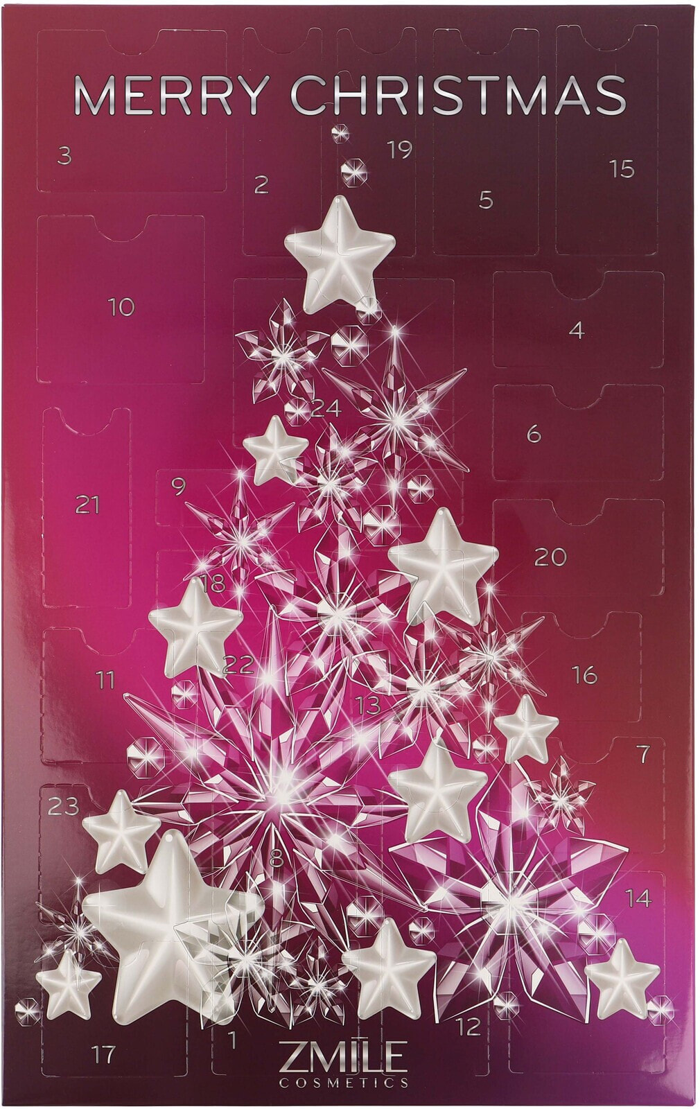 Advent Calendar 24 Windows Crystal Christmas