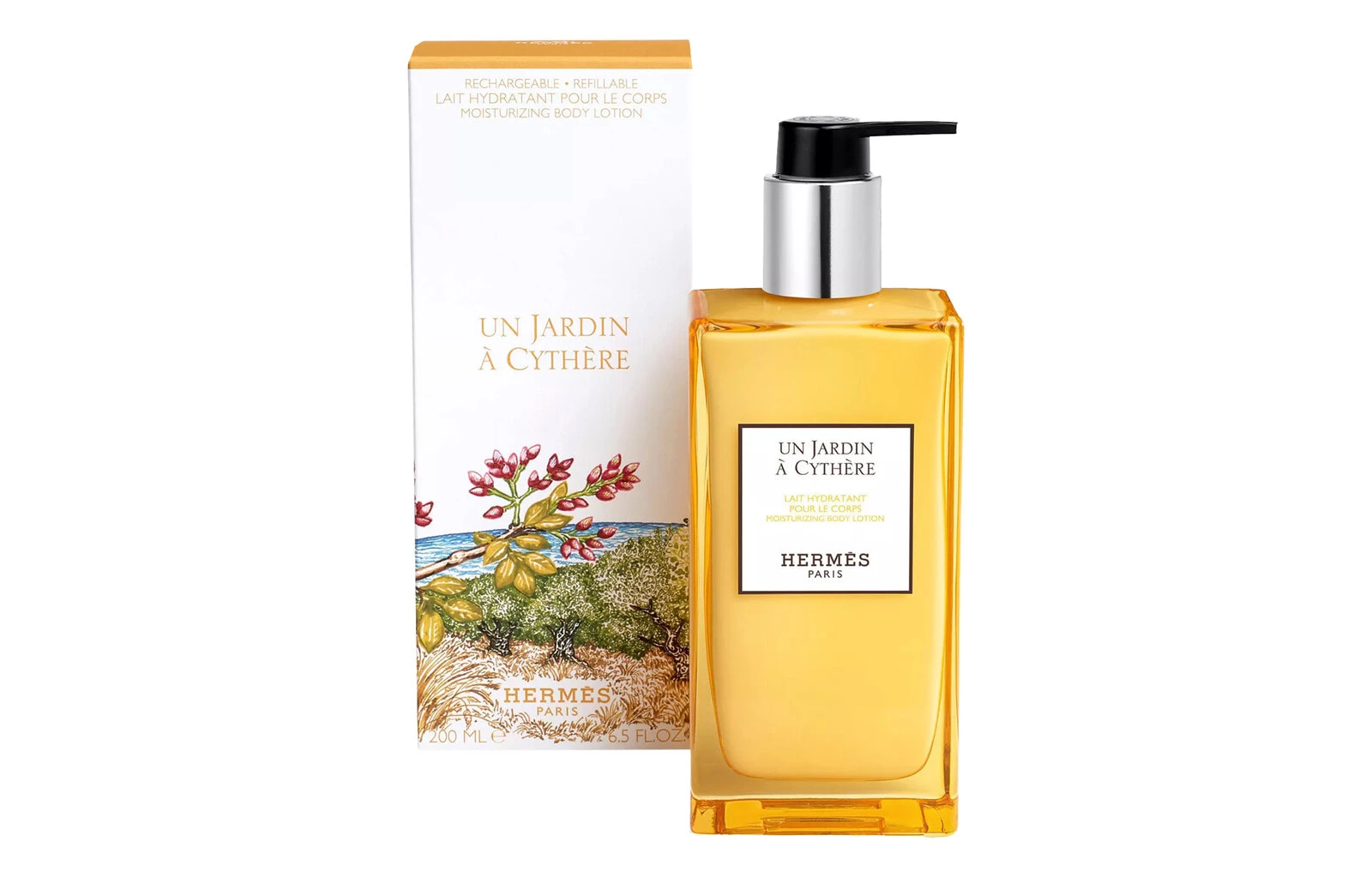 HERMES West Island Fragrance Body Lotion Moisturizes And Hydrates 200ml