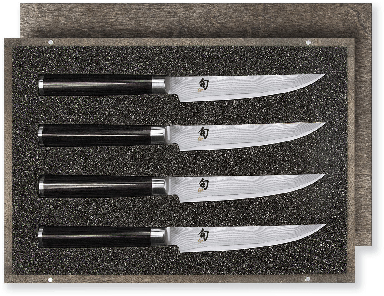 kai Europe kai DMS-400 - Knife/cutlery case set - Steel - Wood - Stainless steel - Black - Japan