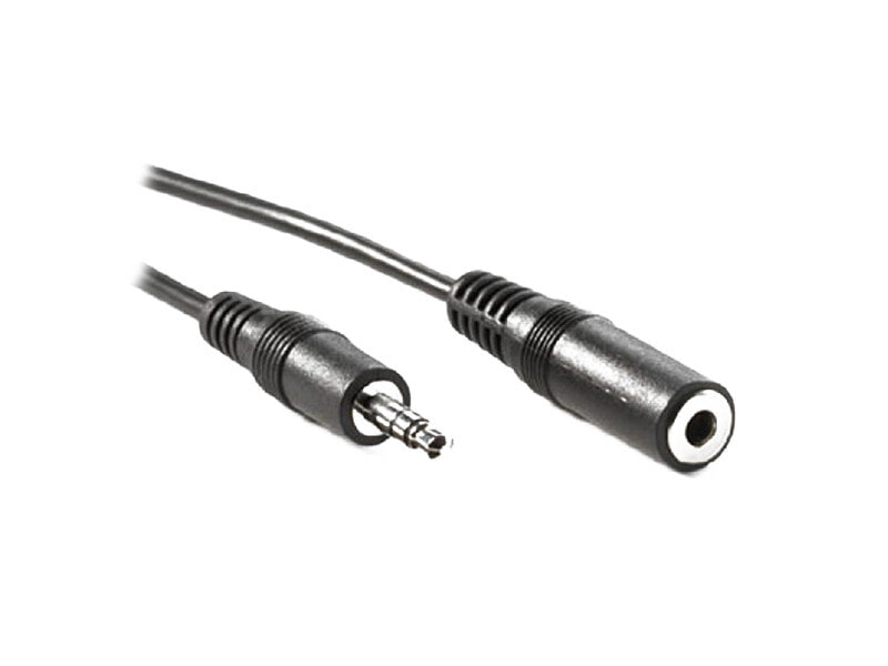 ROLINE 3.5mm cable M/F, 3.0m, tin-plated, black аудио кабель 3 m Черный 11.99.4353