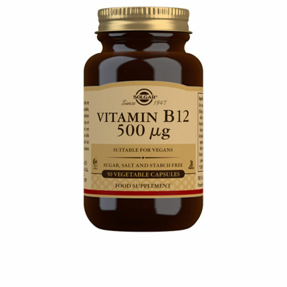 Vitamin B12 Solgar Vitamin B12 50 Units