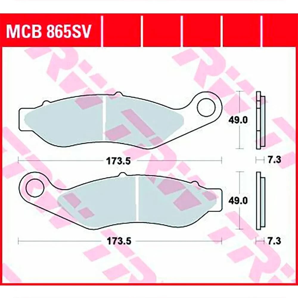 TRW Performance Street Harley Davidson Flhtcutg 1690 Trike Tri Glide Ultra Classic 14 Sintered Front Brake Pads