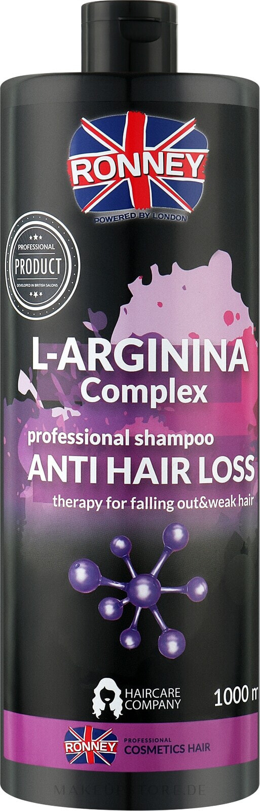 Shampoo gegen Haarausfall mit L-Arginin - Ronney L-Arginina Complex Anti Hair Loss Shampoo