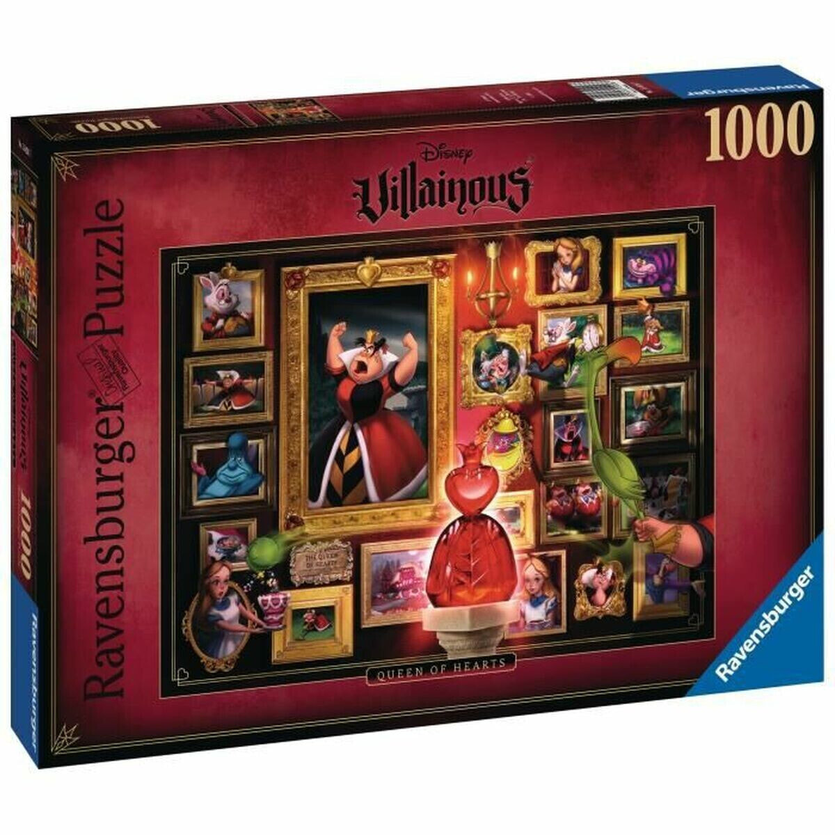 Головоломка Disney Ravensburger 15026 Villainous Collection: The Queen of Hearts 1000 Предметы