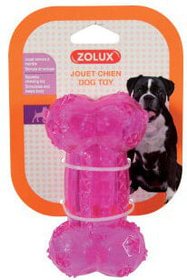 Zolux Toy Tpr Pop bone 12 cm pink