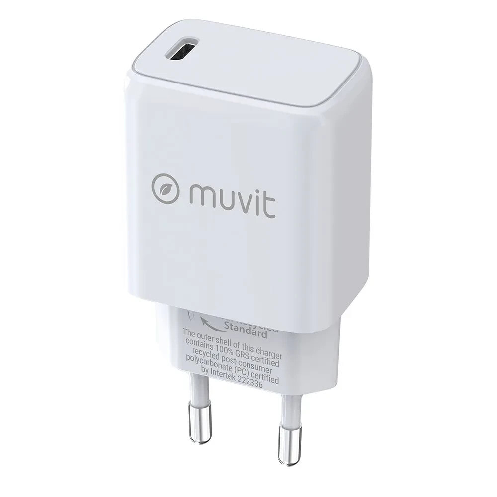 MUVIT FOR CHANGE PD 25W USB-C Wall Charger