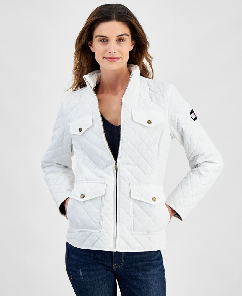 Tommy Hilfiger women's Quilted Zip-Up Jacket