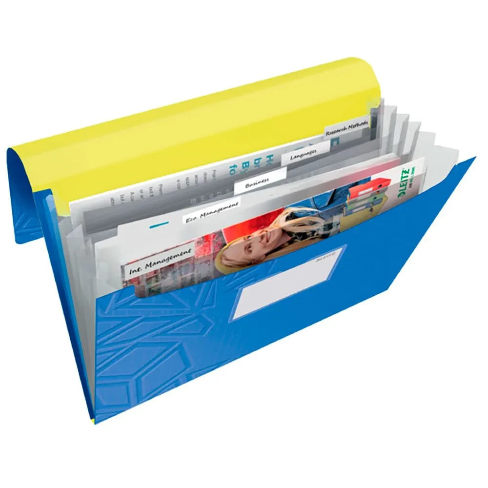 LEITZ Urban Chic PP A4 6 Separators Accordion Folder