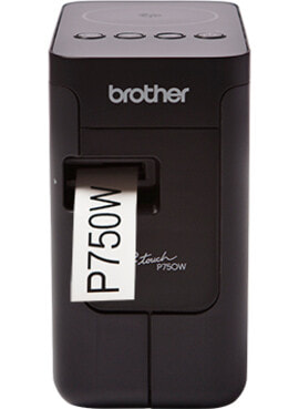 Brother PT-P750W принтер этикеток 180 x 180 DPI Проводной и беспроводной HSE/TZe