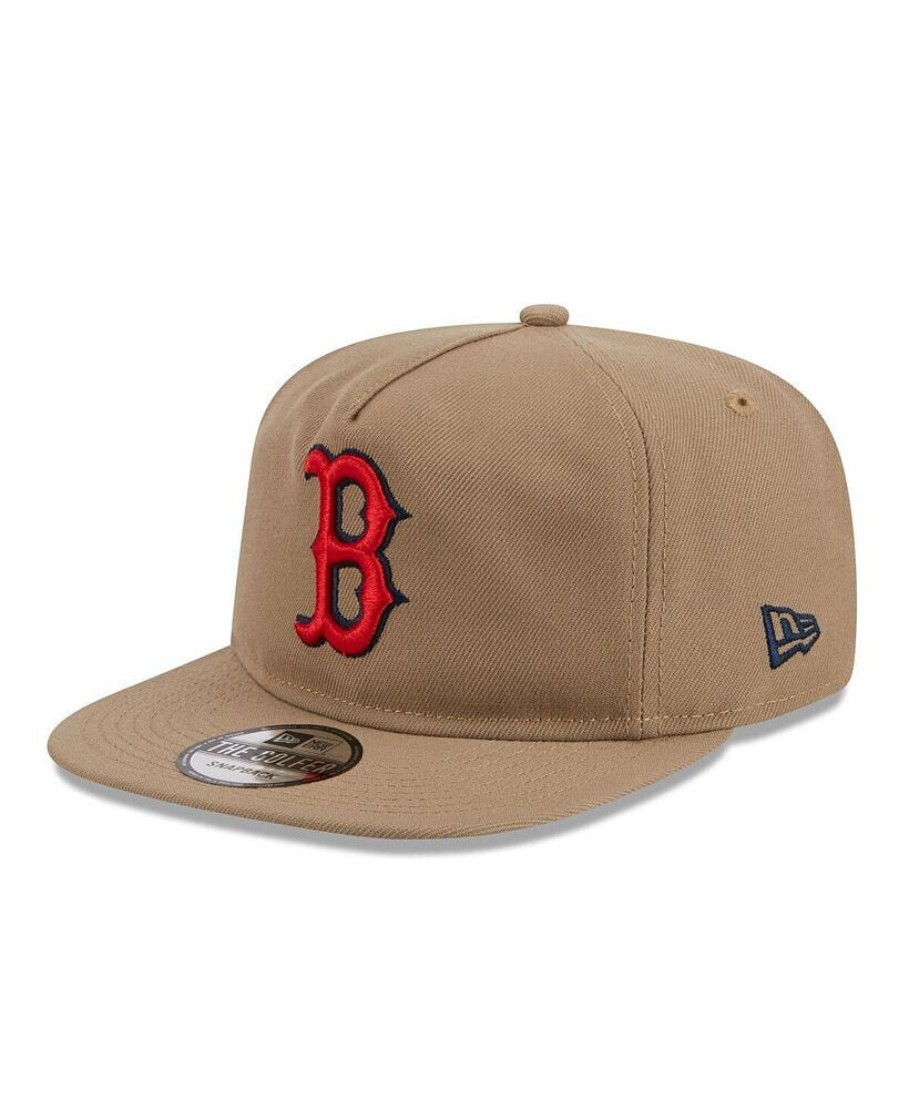 New Era men's Khaki Boston Red Sox Golfer Adjustable Hat