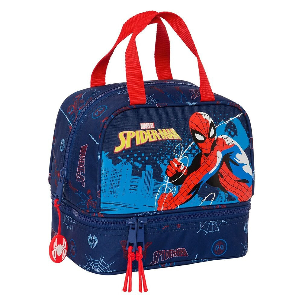SAFTA Spider-Man Neon Lunch Bag