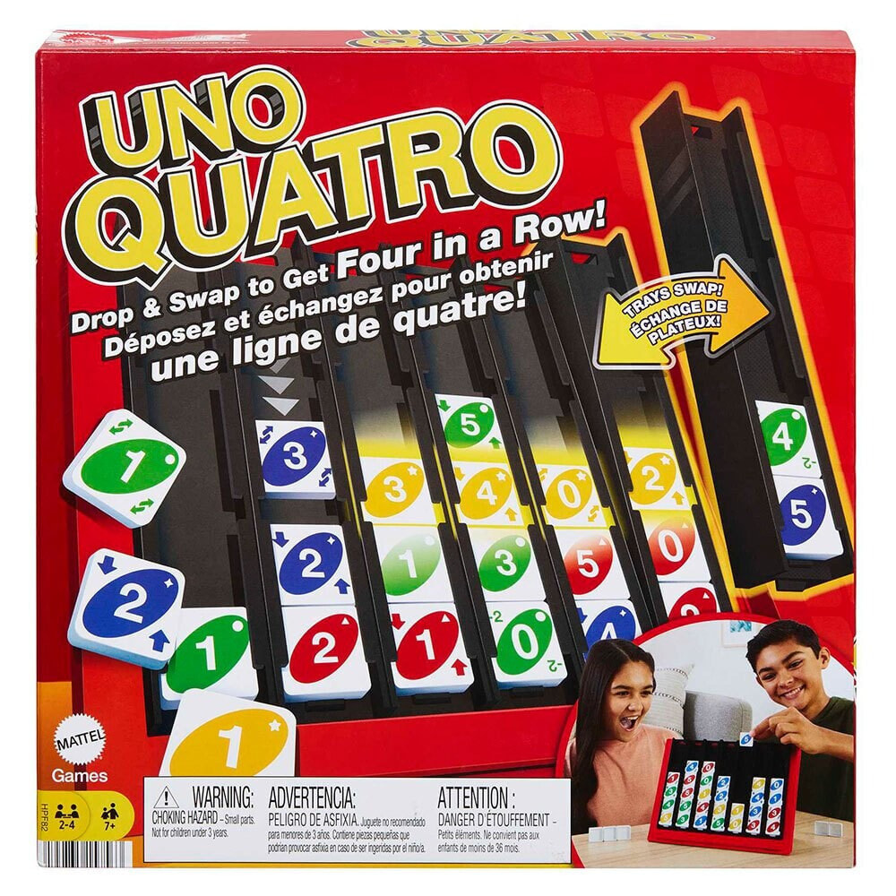 MATTEL GAMES Uno Quatro Board Game
