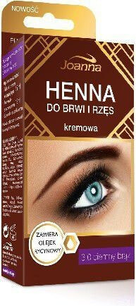 Joanna Henna for eyebrows and eyelashes cream No. 3.0 dark brown 15 ml