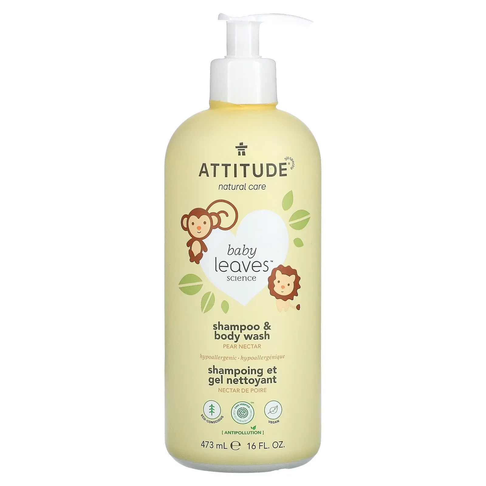 Baby Leaves Science, Shampoo & Body Wash, Good Night, 16 fl oz (473 ml)