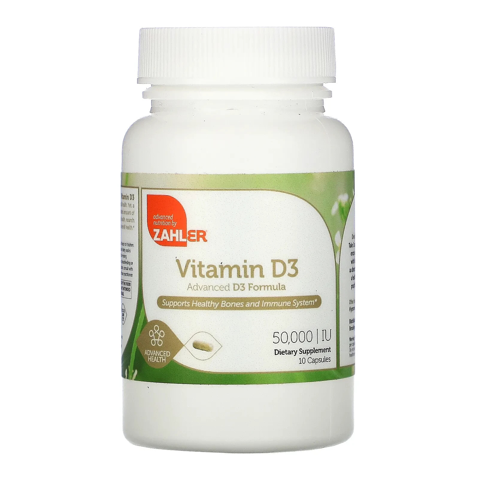 Vitamin D3, 1,250 mcg (50,000 IU), 120 Capsules