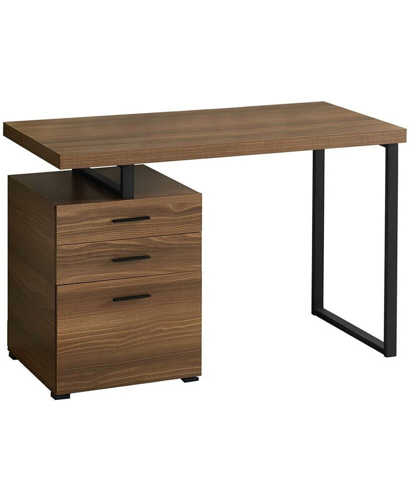 Monarch Specialties desk with 3 Storage Drawers and Floating Desktop