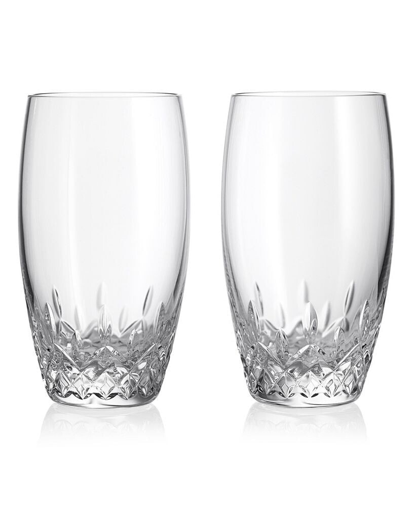 Waterford lismore Essence Hiball Glasses 14 Oz, Set of 2