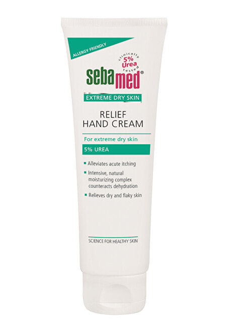 SEBAMED Relief Hand Cream  Интенсивное увлажнение для очень сухой кожи с 5% мочевиной 75 мл