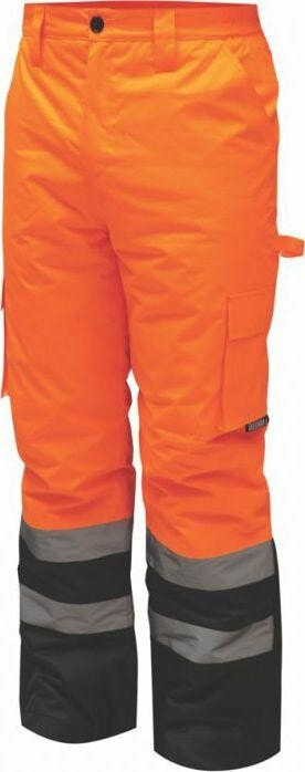 Dedra insulated reflective pants size M, orange (BH80SP2-M)