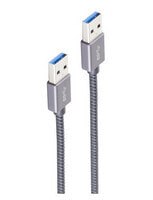 Basic-S - 0.5 m - USB A - USB A - USB 3.2 Gen 2 (3.1 Gen 2) - 10000 Mbit/s - Grey