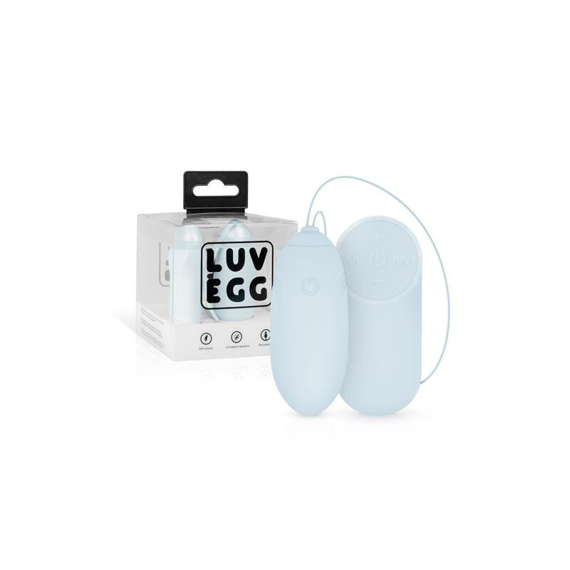 Виброяйцо или вибропуля LUV EGG Vibrating Egg USB Blue