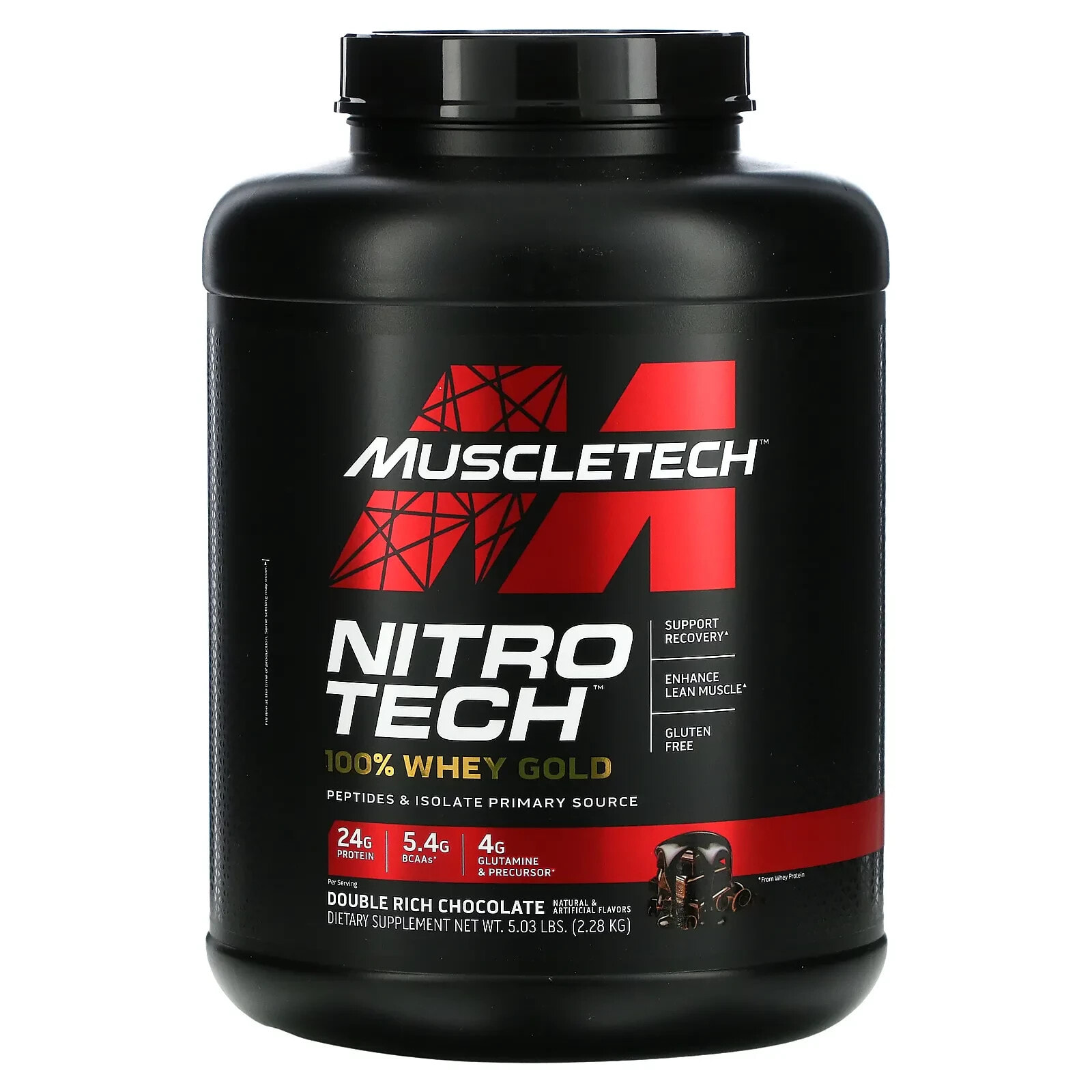 MuscleTech, Nitro Tech, 100% Whey Gold, Strawberry Shortcake, 2.03 lbs (921 g)