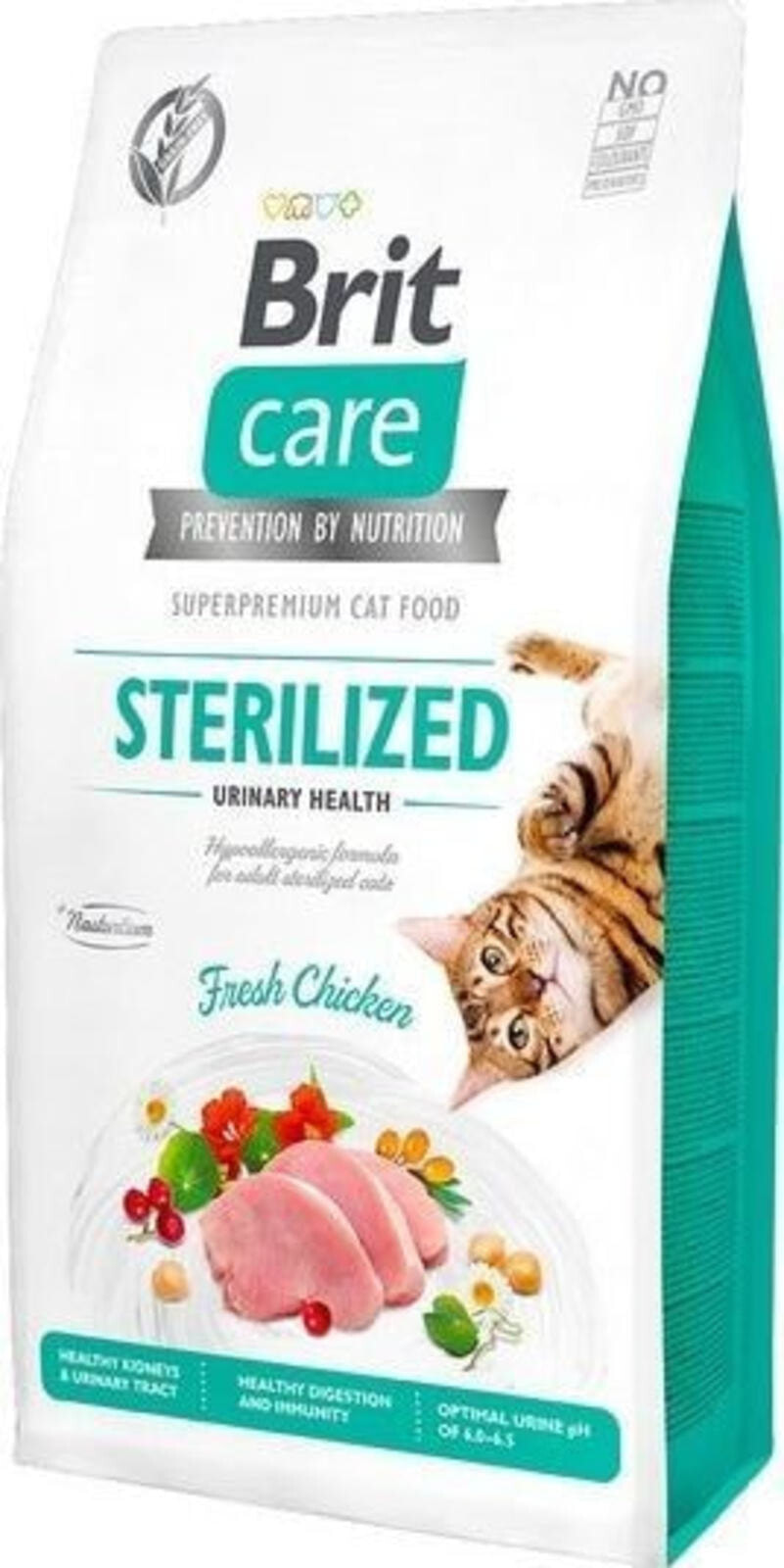 Сухой корм для кошек Brit Care, Sterilized Urinary , для взрослых стерилизованных с заболеваниями мочевыделительной системы