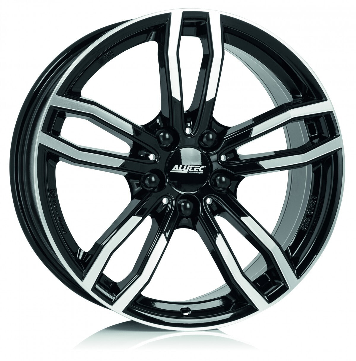 Колесный диск литой Alutec Drive diamant-schwarz frontpoliert 7.5x17 ET27 - LK5/112 ML66.5