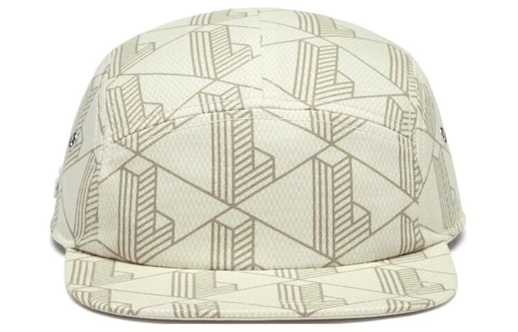 LACOSTE Cotton Baseball Caps Unisex Light Gray