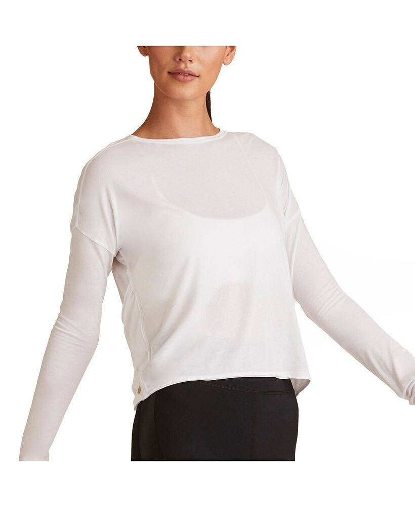Alala women's Regular Size Open Back Long Sleeve T-Shirt