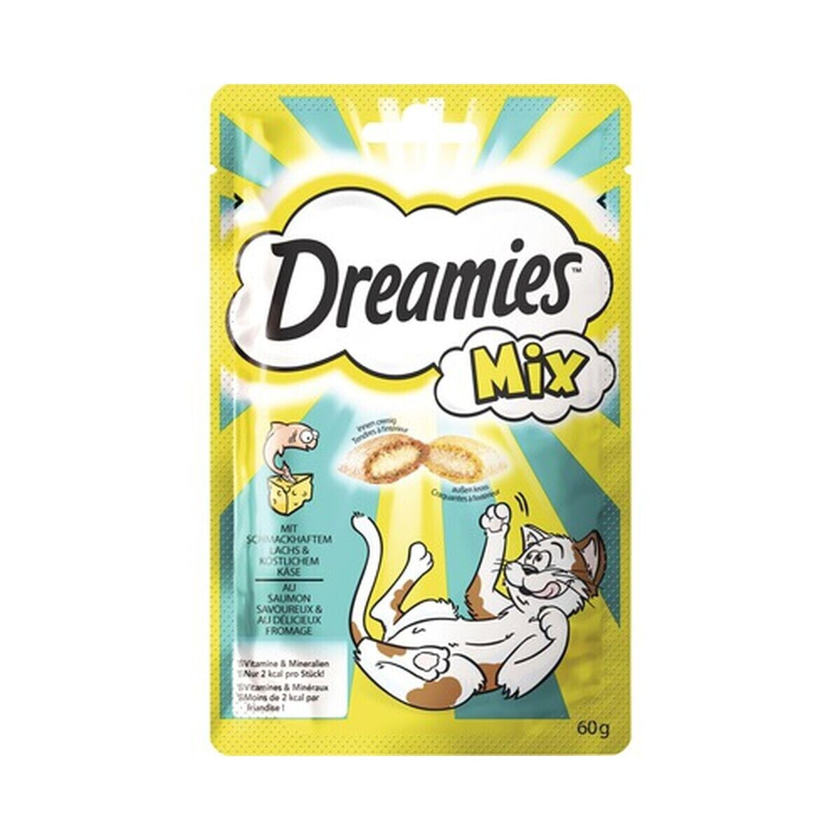 Snack for Cats Dreamies Лососевый Сыр 60 g