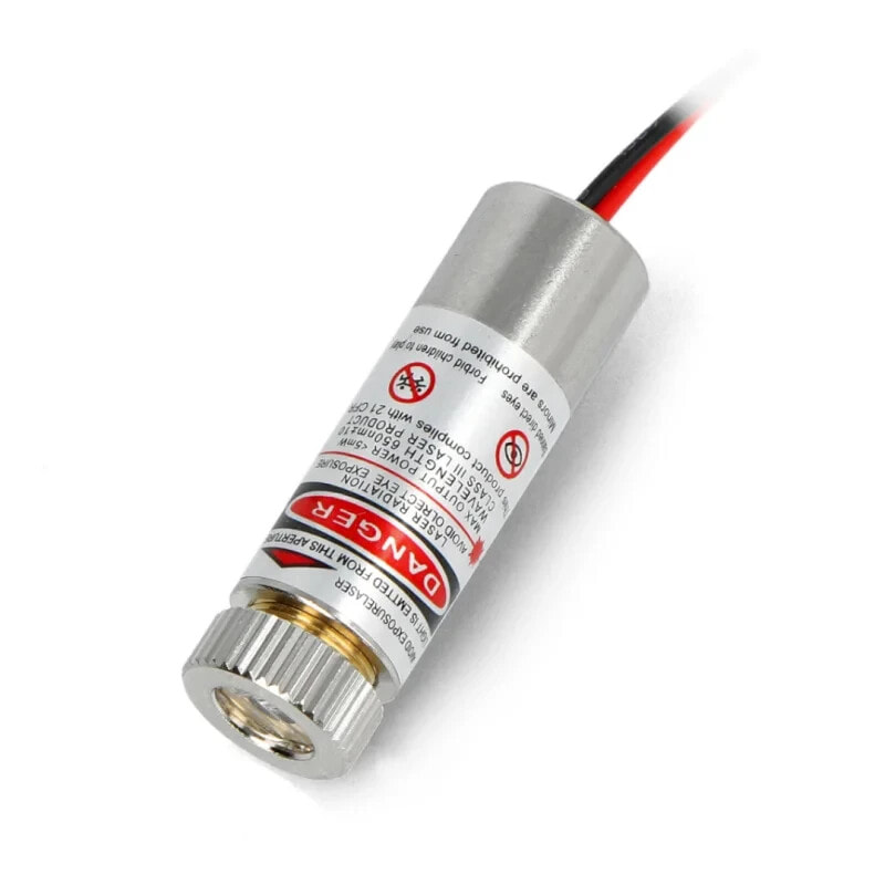 Laser diode 5mW red 650nm 5V - dot